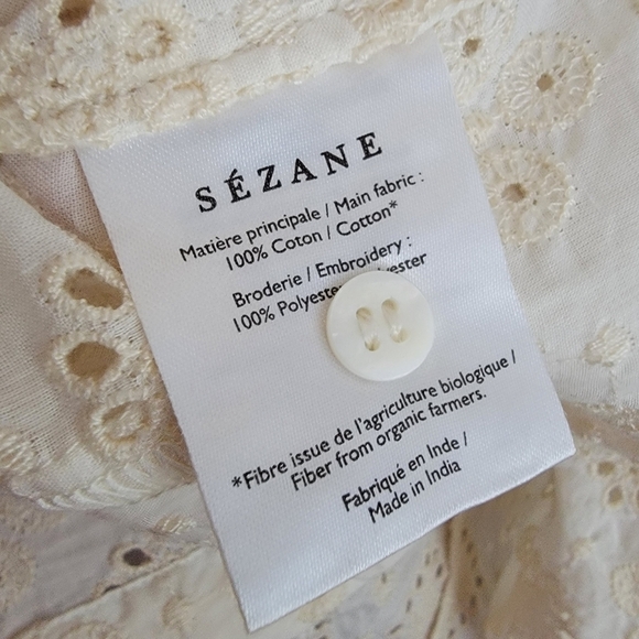 Sezane Boby Shirt size 38 NWT - Picture 8 of 10